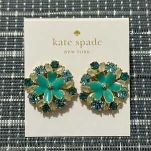 NEW | Kate Spade | Here Comes the Sun Crystal Flower Earrings (RET $68)
